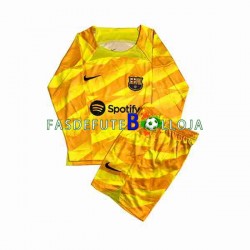 Camisola Guarda-redes 4º Equipamento FC Barcelona 2023-2024 Manga Comprida ,Criança