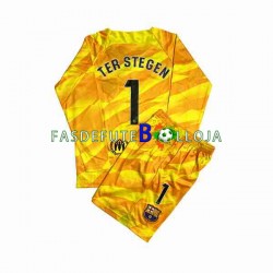 Camisola Guarda-redes 4º Equipamento FC Barcelona Ter Stegen 1 2023-2024 Manga Comprida ,Criança