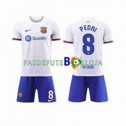 Camisola 2º Equipamento FC Barcelona Pedri 8 2023-2024 Manga Curta ,Criança