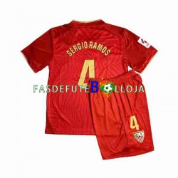 Camisola 2º Equipamento Sevilla FC Sergio Ramos 4 2023-2024 Manga Curta ,Criança
