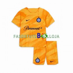 Camisola Guarda-redes 1º Equipamento Inter de Milão 2023-2024 Manga Curta ,Criança