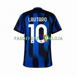 Camisola 1º Equipamento Inter de Milão Lautaro Martinez 10 2023-2024 Manga Curta ,Homem