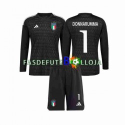 Camisola Guarda-redes 2º Equipamento Seleção Italiana Donnarumma 1 2023 Manga Comprida ,Criança
