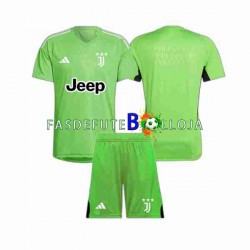 Camisola Guarda-redes 3º Equipamento Juventus 2023-2024 Manga Curta ,Criança