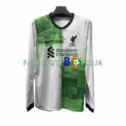 Camisola 2º Equipamento Liverpool 2023-2024 Manga Comprida ,Homem