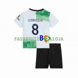 Camisola 2º Equipamento Liverpool Dominik Szoboszlai 8 2023 Manga Curta ,Criança