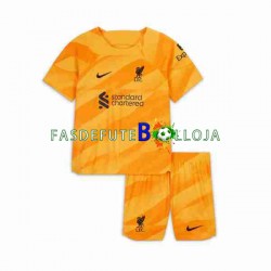 Camisola Guarda-redes 3º Equipamento Liverpool 2023-2024 Manga Curta ,Criança