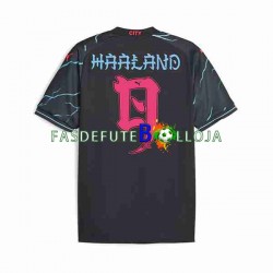 Camisola 3º Equipamento Manchester City Haaland 9 Special Tour Printing 2023-2024 Manga Curta ,Homem