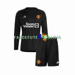 Camisola Guarda-redes 3º Equipamento Manchester United 2023-2024 Manga Comprida ,Criança