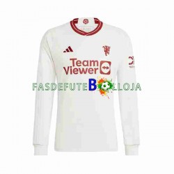 Camisola 3º Equipamento Manchester United 2023-2024 Manga Comprida ,Homem