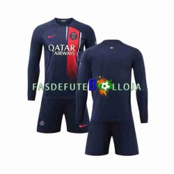 Camisola 1º Equipamento Paris Saint-Germain 2023-2024 Manga Comprida ,Criança
