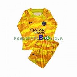 Camisola Guarda-redes 2º Equipamento Paris Saint-Germain 2023-2024 Manga Comprida ,Criança