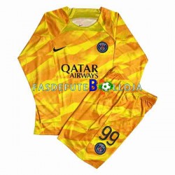 Camisola Guarda-redes 2º Equipamento Paris Saint-Germain DONNARUMMA 99 2023-2024 Manga Comprida ,Criança