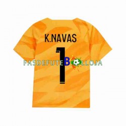 Camisola Guarda-redes 2º Equipamento Paris Saint-Germain K.NAVAS 1 2023-2024 Manga Curta ,Homem