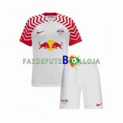 Camisola 1º Equipamento RB Leipzig 2023-2024 Manga Curta ,Criança