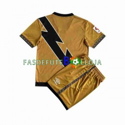 Camisola 3º Equipamento Rayo Vallecano 2023-2024 Manga Curta ,Criança