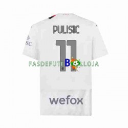 Camisola 2º Equipamento AC Milan Christian Pulisic 11 2023-2024 Manga Curta ,Homem