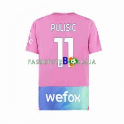 Camisola 3º Equipamento AC Milan Christian Pulisic 11 2023-2024 Manga Curta ,Homem