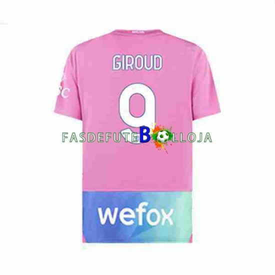 Camisola 3º Equipamento AC Milan Olivier Giroud 9 2023-2024 Manga Curta ,Homem Camisola 3º Equipamento AC Milan Olivier Giroud 9 2023-2024 Manga Curta ,Homem