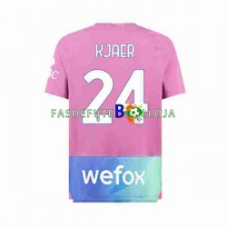 Camisola 3º Equipamento AC Milan Simon Kjaer 24 2023-2024 Manga Curta ,Homem