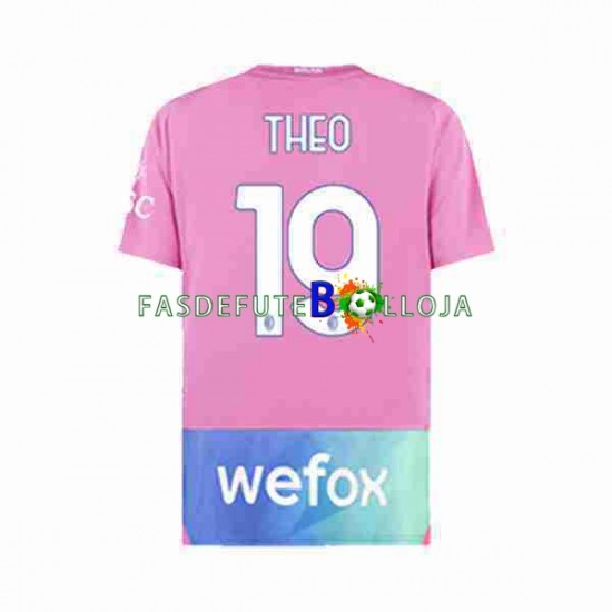 Camisola 3º Equipamento AC Milan THEO 19 2023-2024 Manga Curta ,Homem Camisola 3º Equipamento AC Milan THEO 19 2023-2024 Manga Curta ,Homem