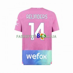 Camisola 3º Equipamento AC Milan Tijjani Reijnders 14 2023-2024 Manga Curta ,Homem