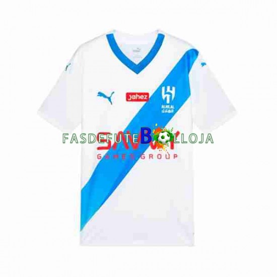 Camisola 2º Equipamento Al Hilal 2023-2024 Manga Curta ,Homem