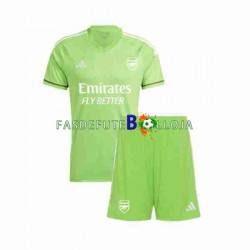 Camisola Guarda-redes 3º Equipamento Arsenal 2023-2024 Manga Curta ,Criança