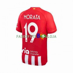 Camisola 1º Equipamento Atlético Madrid 2 Alvaro Morata 19 2023-2024 Manga Curta ,Homem Camisola 1º Equipamento Atlético Madrid 2 Alvaro Morata 19 2023-2024 Manga Curta ,Homem