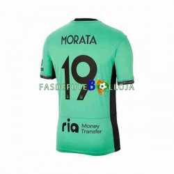 Camisola 3º Equipamento Atlético Madrid 2 Alvaro Morata 19 2023-2024 Manga Curta ,Homem
