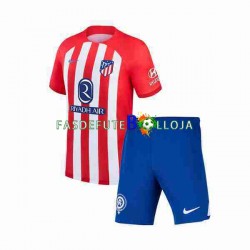 Camisola 1º Equipamento Atlético Madrid 2 2023-2024 Manga Curta ,Criança Camisola 1º Equipamento Atlético Madrid 2 2023-2024 Manga Curta ,Criança