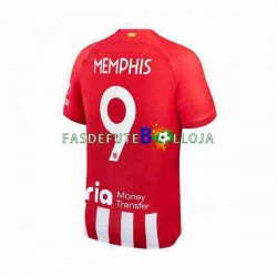 Camisola 1º Equipamento Atlético Madrid 2 Memphis Depay 9 2023-2024 Manga Curta ,Homem Camisola 1º Equipamento Atlético Madrid 2 Memphis Depay 9 2023-2024 Manga Curta ,Homem
