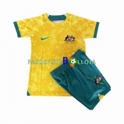 Camisola 1º Equipamento Seleção Australiana 2022 Manga Curta ,Criança