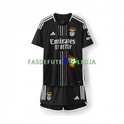 Camisola 2º Equipamento Benfica 2023-2024 Manga Curta ,Criança