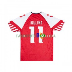 Camisola 1º Equipamento Seleção Dinamarquesa Rasmus Hojlund 11 2023-2024 Manga Curta ,Homem