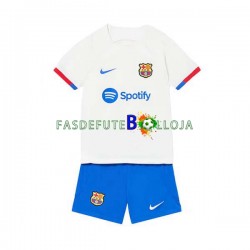 Camisola 2º Equipamento FC Barcelona 2023-2024 Manga Curta ,Criança
