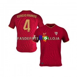Camisola 2º Equipamento Sevilla FC Sergio Ramos 4 2023-2024 Manga Curta ,Homem