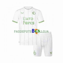 Camisola 3º Equipamento Feyenoord Rotterdam 2023-2024 Manga Curta ,Criança