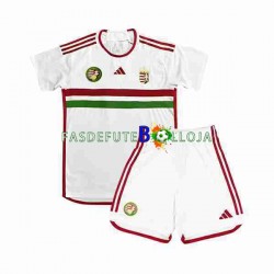 Camisola 2º Equipamento Hungray 2022 Manga Curta ,Criança
