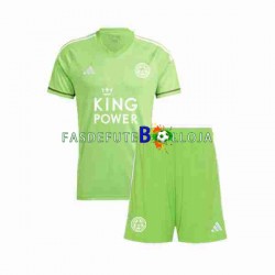 Camisola Guarda-redes 2º Equipamento Leicester City 2023-2024 Manga Curta ,Criança