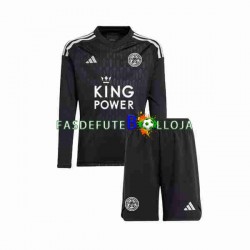 Camisola Guarda-redes 3º Equipamento Leicester City 2023-2024 Manga Comprida ,Criança