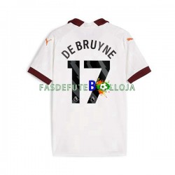 Camisola 2º Equipamento Manchester City Kevin De Bruyne 17 2023-2024 Manga Curta ,Homem