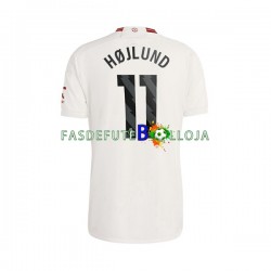 Camisola 3º Equipamento Manchester United Rasmus Hojlund 11 2023-2024 Manga Curta ,Homem