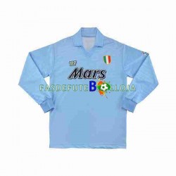 Camisola 1º Equipamento Napoli 1990 1991 Manga Comprida Retro ,Homem