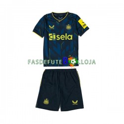 Camisola 3º Equipamento Newcastle United 2023-2024 Manga Curta ,Criança