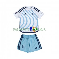 Camisola 2º Equipamento Nottingham Forest 2023-2024 Manga Curta ,Criança