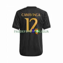 Camisola 3º Equipamento Real Madrid Eduardo Camavinga 12 2023-2024 Manga Curta ,Homem