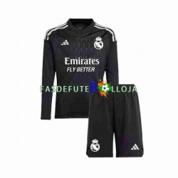 Camisola Guarda-redes 2º Equipamento Real Madrid 2023-2024 Manga Comprida ,Criança