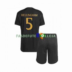 Camisola 3º Equipamento Real Madrid Jude Bellingham 5 2023-2024 Manga Curta ,Criança