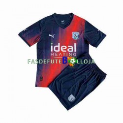 Camisola 3º Equipamento West Bromwich Albion 2023-2024 Manga Curta ,Criança